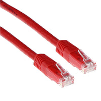 Мрежов пач кабел ACT U/UTP, CAT 6, RJ-45 - RJ-45, 3 m, Медни проводници, Червен, Булк опаковка