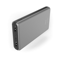 Hama "ALU15HD" Външна батерия, 15000 mAh, 3 изхода: 1 x USB-C, 2 x USB-A, сребрист