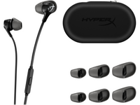 Геймърски слушалки тапи с микрофон HyperX Cloud Earbuds II Black