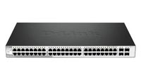 Switch D-Link DGS-1210-52, 48 ports 10/100/1000 Base-T port with 4 x 1000Base-T / SFP ports, controllable, for cabinet mounting