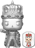 Фигурка Funko Pop! Rocks: Queen - Freddie Mercury King (Platinum) with Pin (Special Edition) #184 Vinyl