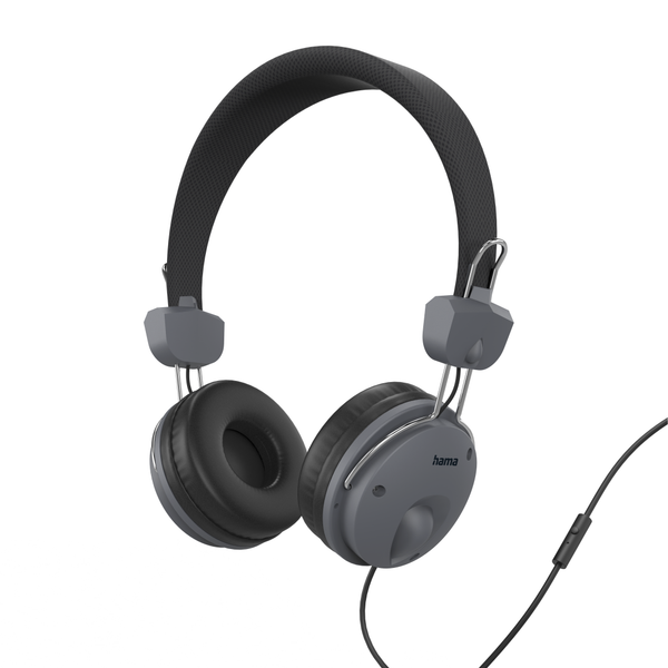 HAMA Слушалки с микрофон  "Fun4Phone", On-Ear Stereo Headphones, black