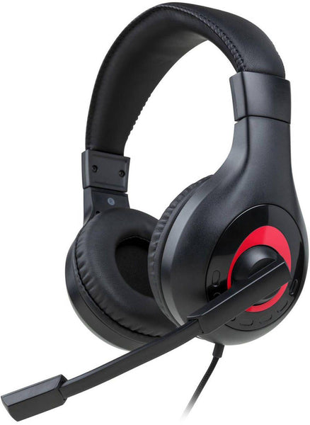 Геймърски слушалки Nacon Bigben Nintendo Switch Headset V1, Микрофон, Черен/Червен