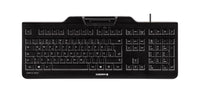 Cherry KC 1000 SC wire keyboard, black, with reader