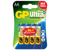 Алкална батерия GP ULTRA PLUS LR6 AA /4 бр. в опаковка/ 1.5V