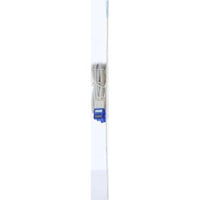 Мрежов кабел HAMA Flexi-Slim, U/UTP CAT 6a, 10 Gbit/s, RJ-45 - RJ45, 1.50 m, Бял