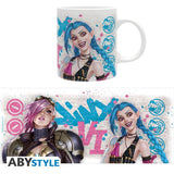 Чаша ABYSTYLE LEAGUE OF LEGENDS Vi vs Jinx, Бял