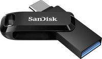 USB memory Sandisk Ultra Dual Drive Go, 256 GB, USB 3.2 1st Gen (USB 3.0), black