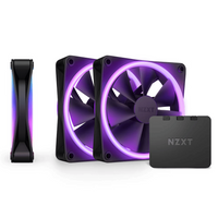 Комплект вентилатори NZXT F120 RGB Duo Black 3бр + RGB Контролер