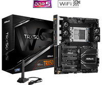 Дънна платка ASROCK TRX50 WS, Socket sTR5, ATX, 4xDDR5