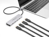 USB хъб Delock 64231, USB-C - 4 x USB-C, 10 Gbps