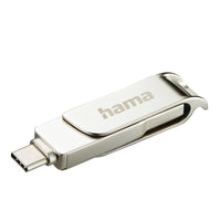 HAMA Флаш памет "C-Rotate Pro", USB-C 3.1/3.0, 64GB, 70MB/s, сребрист