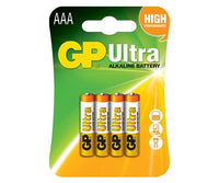 Алкална батерия GP ULTRA LR03 AAA /4 бр. в опаковка/ блистер 1.5V GP,GP24AU