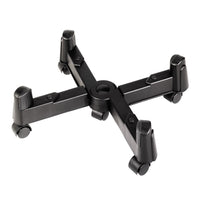 Computer stand on wheels, HAMA 49310, Black