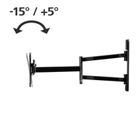 Стенна стойка за TV 108732, Регулируема, 10"-46", 25 кг, 5 звезди, Черна