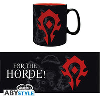 Чаша ABYSTYLE WORLD OF WARCRAFT - Horde, 460 ml, Черен