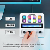 Контролер Elgato Stream Deck Plus - LCD Touch Panel White Edition