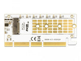 PCI Express x16 (x1 / x4 / x8) карта Delock 90566, за M.2 NVMe M.2 Key M, RGB LED