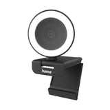 Webcam Hama C-800 Pro, QHD and Remote, Stereo Microphone, Ring Light, Black