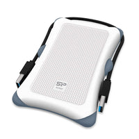 External Hard Drive Silicon Power Armor A30, 2.5 ", 1TB, USB3.1, White