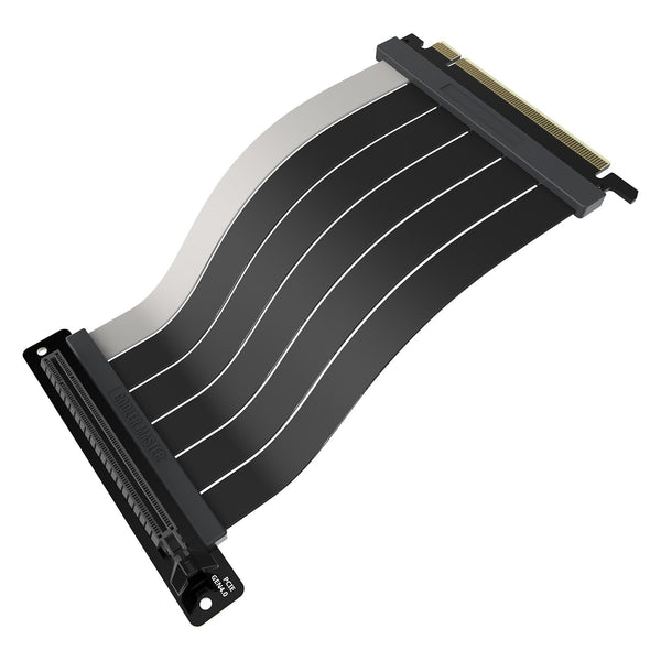 Кабел за вертикален монтаж за видео карта Cooler Master, MasterAccessory Riser Cable PCIe 4.0 x16, 300mm, V2, Черен