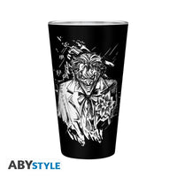 Комплект ABYSTYLE DC COMICS - Pck XXL glass + Pin + Pocket Notebook "Batman", Черен