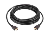 Кабел ATEN 2L-7D10H, HDMI мъжко - HDMI мъжко, с Ethernet, 4K, 10 м, Pozlateni konektori, Черен
