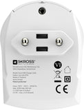 Адаптер-зарядно SKROSS Euro USB Charger 1.302421, 2 x USB-A, 2.4A