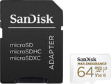 Карта памет SANDISK High Endurance micro SDHC UHS-I, A1, SD Адаптер, 64GB, Class 10, 100Mb/s