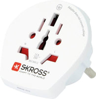 Адаптер SKROSS 1500211E World to Europe, 220V