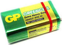 Цинк карбонова батерия GP 6F22 /9V/ Greencell 1604GLF-B 1 бр. shrink