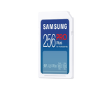 Карта памет Samsung PRO Plus, SD Card, 256GB, Бяла