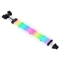 Удължителен RGB кабел Lian-Li Strimer Plus V2, 16-Pin 12VHPWR към 3x8-Pin за RTX 40-та серия, 108 LED