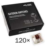 Mechanical keyboard switches GATERON BROWN 120 pieces