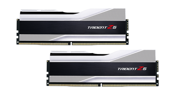 Памет G.SKILL Trident Z5 Silver 32GB(2x16GB) DDR5 PC5-48000 6000MHz CL40 F5-6000J4040F16GX2-TZ5S