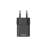 Мрежово зарядно HAMA Mini-Charger, Power Delivery (PD), Qualcomm 3.0, USB-C, 25W, Черен