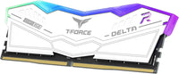 Памет Team Group T-Force Delta RGB White DDR5 32GB (2x16GB) 6000MHz CL38 FF4D532G6000HC38ADC01