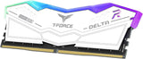 Памет Team Group T-Force Delta RGB White DDR5 32GB (2x16GB) 6000MHz CL38 FF4D532G6000HC38ADC01