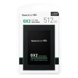 Solid State Drive (SSD) Team Group GX2, 2.5", 512 GB, SATA 6Gb/s