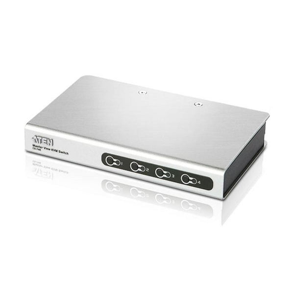 KVM превключвател ATEN CS74E, Slim, 4-портов, PS/2, VGA