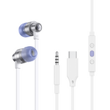 Gaming headphones with microphone Logitech G333 IN-EAR 3.5 mm + USB-C Adapter, wired, white