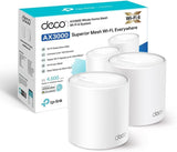 Access Point TP-Link Deco X50, 2 pack, 3x LAN/WAN, 2.4/5 GHz, 574 - 2402 Mbps, Gigabit