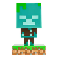 Статуетка Paladone Minecraft - Drowned Zombie Icon Light