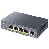 Суич Cudy FS1010P, 5 портов, 10/100/100, PoE+ Switch 60W, Uplink порт