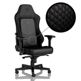 Gaming chair Noblechairs Hero Real Leather, Black