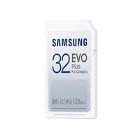 Карта памет Samsung EVO Plus, SD Card, 32GB, Бяла