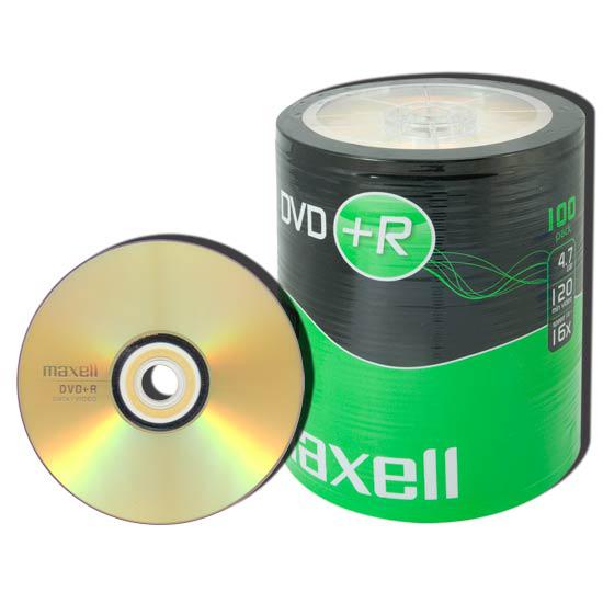 DVD + R Maxell, 4.7 GB, 16x, 100 pcs.