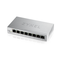 Суич ZyXEL GS-1200-8, 8 портов, Gigabit, webmanaged