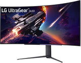 Монитор LG UltraGear 45GR95QE-B - 45 inch OLED Curved WQHD (3440 x 1440), 240Hz, 0.3ms, G-SYNC Compatible, FreeSync