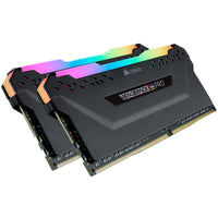 Памет Corsair Vengeance PRO RGB Black 16GB(2x8GB) DDR4 PC4-28800 3600MHz CL18 CMW16GX4M2Z3600C18 AMD Ryzen Optimized